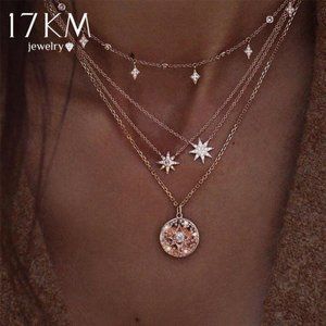 18K Gold Plated Necklace Set